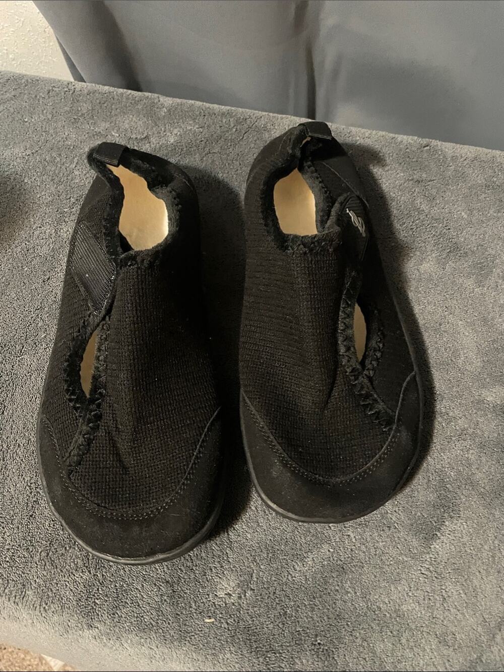 Black Women's Slip-On soled-Slippers